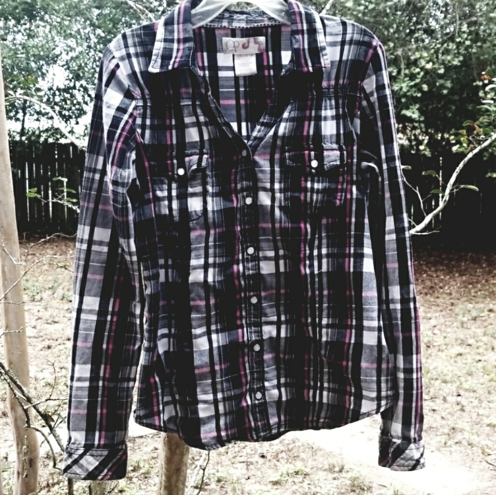 Op, Long Sleeve Button Up Shirt